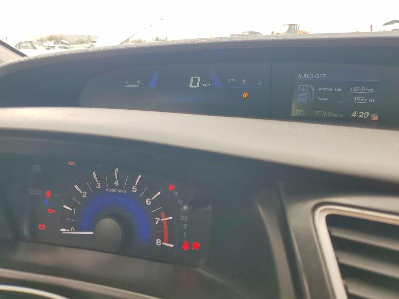 Photo 9 from auction – 2013 HONDA CIVIC with VIN 19XFB2F57DE227539