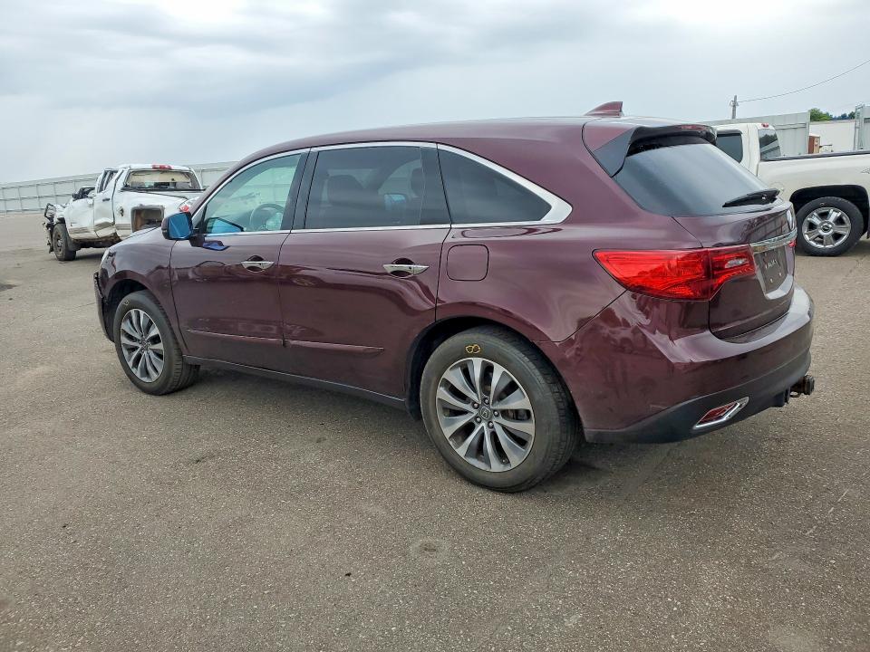Photo 2 from auction – 2015 ACURA MDX with VIN 5FRYD4H45FB018749