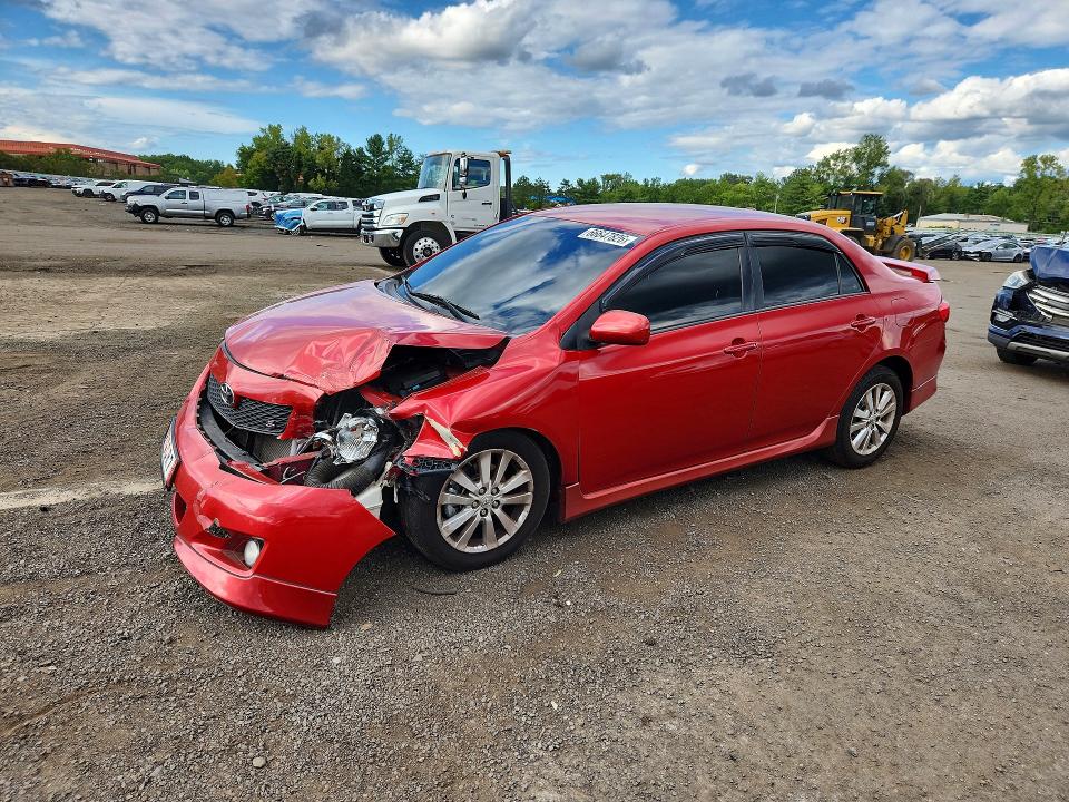 TOYOTA COROLLA 2009 with VIN 2T1BU40E29C137668 - Photo from auction