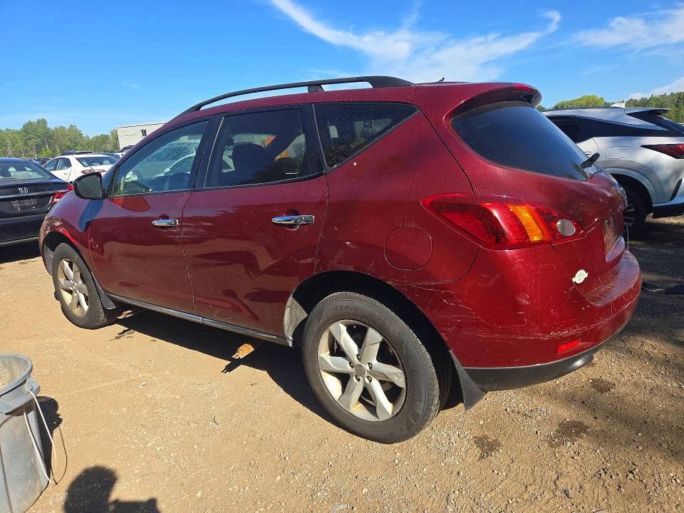 Photo 2 from auction – 2009 NISSAN MURANO with VIN JN8AZ18W59W154436