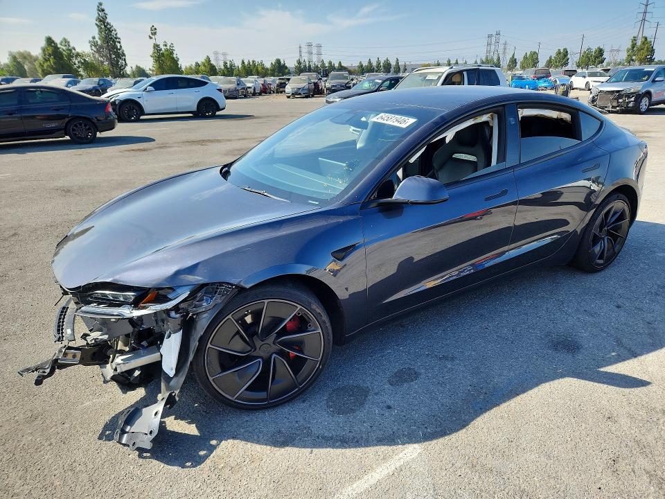 TESLA MODEL 3 2024 with VIN 5YJ3E1ET5RF858957 - Photo from auction