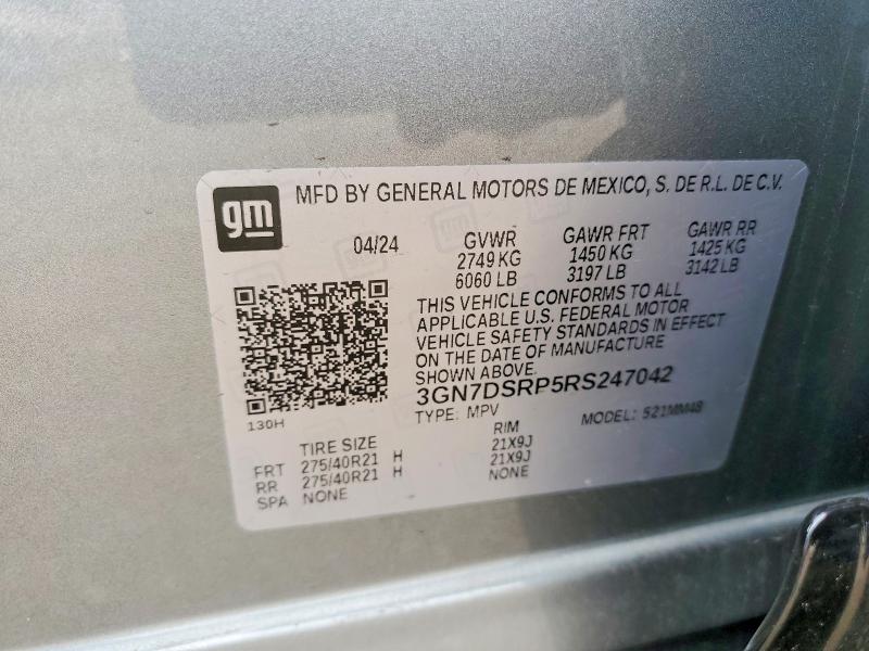 Photo 14 from auction – 2024 CHEVROLET EQUINOX with VIN 3GN7DSRP5RS247042