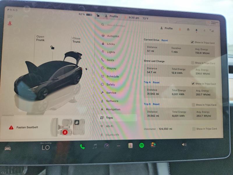 Photo 9 from auction – 2022 TESLA MODEL 3 with VIN 5YJ3E1EA4NF288846