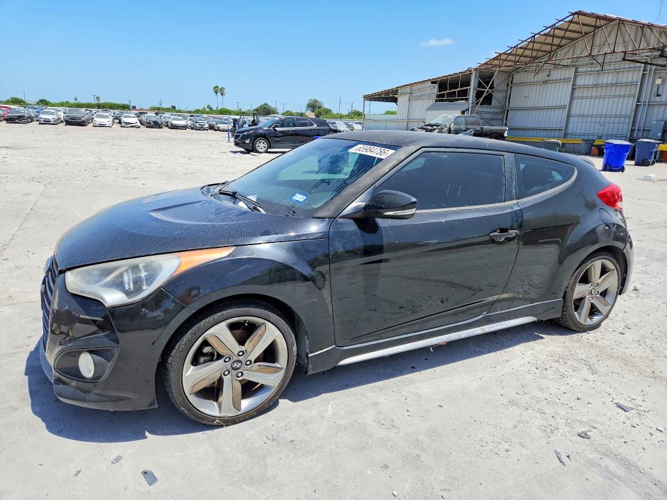 HYUNDAI VELOSTER 2013 with VIN KMHTC6AE2DU102573 - Photo from auction