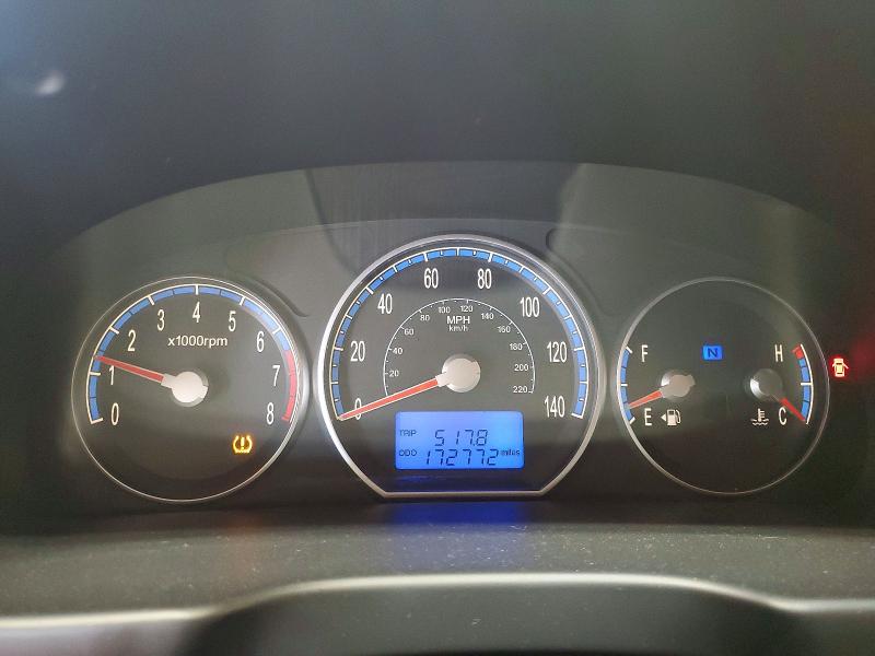Photo 9 from auction – 2009 HYUNDAI SANTA FE with VIN 5NMSG13D69H325354