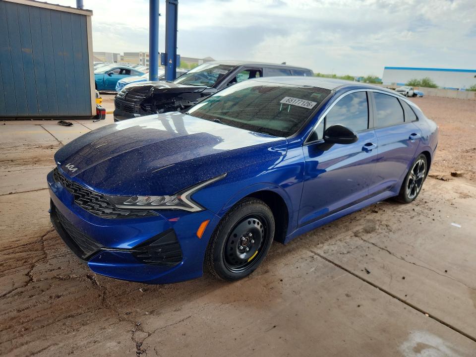 KIA K5 2022 with VIN 5XXG64J22NG085000 - Photo from auction