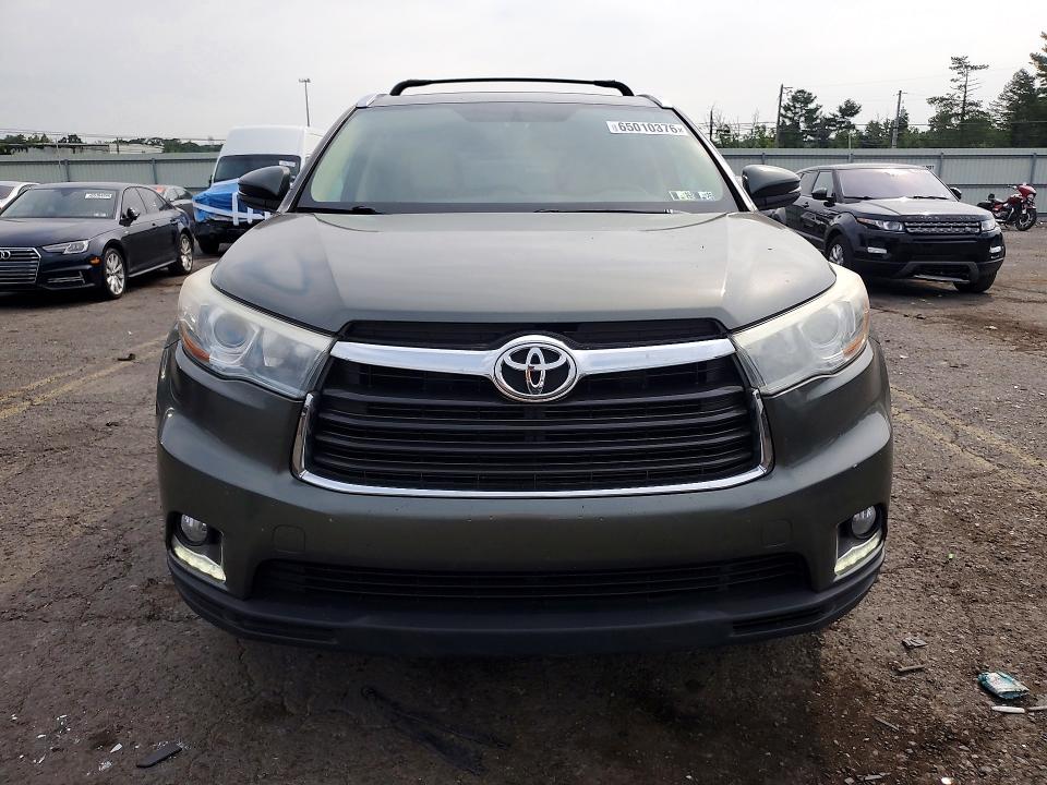 Photo 5 from auction – 2014 TOYOTA HIGHLANDER with VIN 5TDDKRFH5ES035344