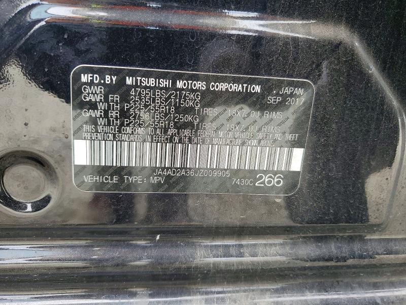 Photo 14 from auction – 2018 MITSUBISHI OUTLANDER with VIN JA4AD2A36JZ009905