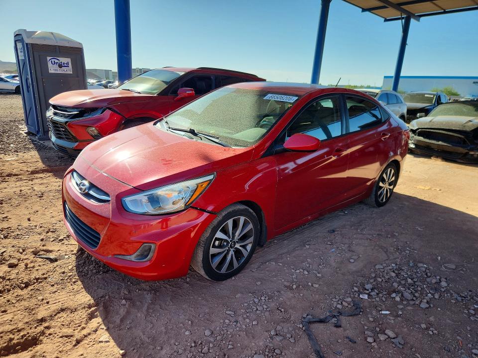 HYUNDAI ACCENT 2017 with VIN KMHCT4AE3HU349577 - Photo from auction