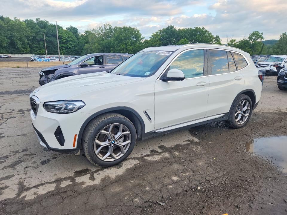 BMW X3 2022 with VIN 5UX53DP06N9M13648 - Photo from auction