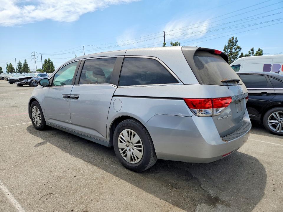 Photo 2 from auction – 2016 HONDA ODYSSEY with VIN 5FNRL5H26GB131611
