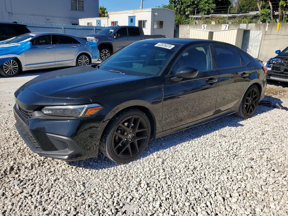 HONDA CIVIC 2022 with VIN 2HGFE2F58NH505007 - Photo from auction