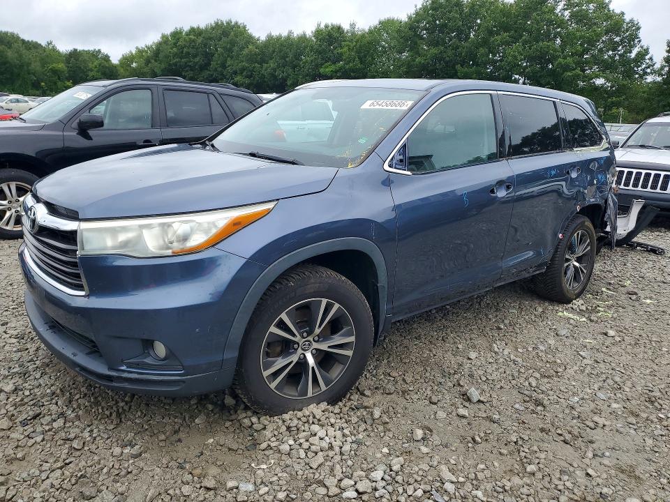 Foto 1 de la subasta – 2016 TOYOTA HIGHLANDER con VIN 5TDJKRFH0GS303366