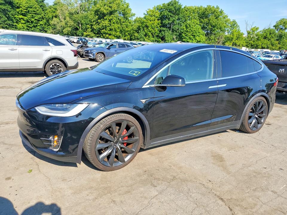TESLA MODEL X 2020 with VIN 5YJXCDE43LF236107 - Photo from auction