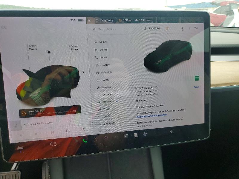 Фото 9 с аукциона – 2021 TESLA MODEL Y с VIN 5YJYGDEE9MF183979