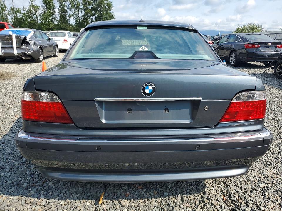 Photo 6 from auction – 1999 BMW 750 with VIN WBAGJ0333XDD73375