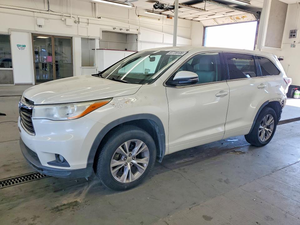 TOYOTA HIGHLANDER 2014 with VIN 5TDBKRFH6ES030807 - Photo from auction