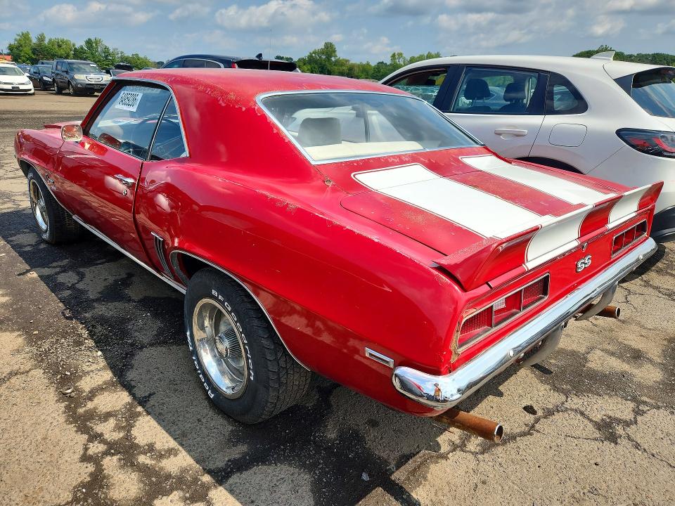 Photo 2 from auction – 1969 CHEVROLET CAMARO with VIN 124379N690790