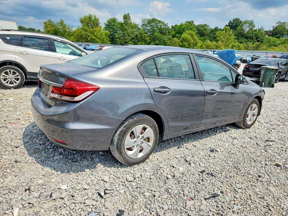 Photo 3 from auction – 2013 HONDA CIVC with VIN 19XFB2F52DE041455