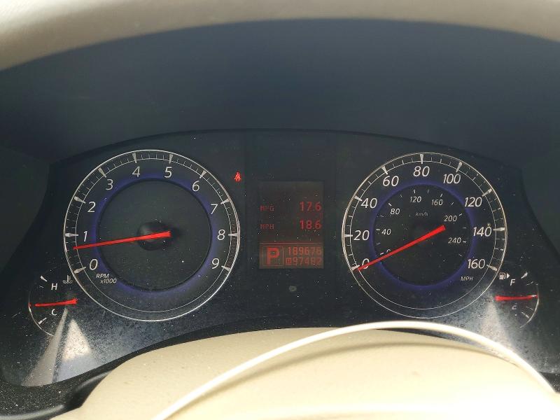 Photo 9 from auction – 2008 INFINITI EX35 with VIN JNKAJ09F18M351401