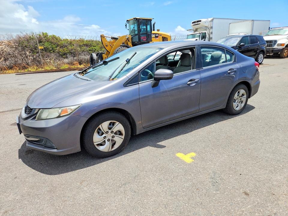 HONDA CIVIC 2015 with VIN 2HGFB2F5XFH542568 - Photo from auction