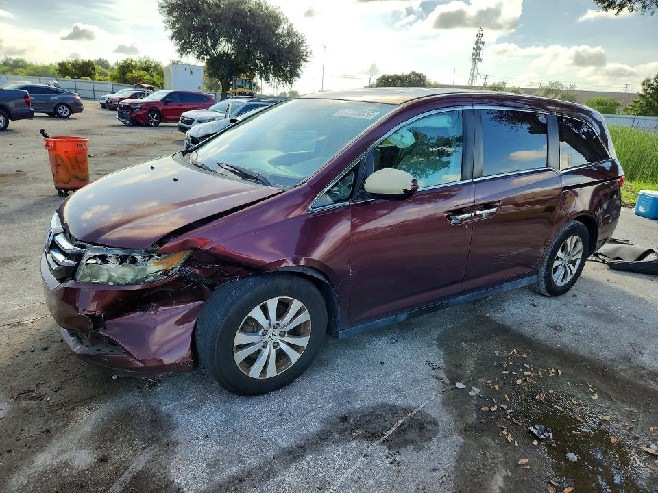 Photo 1 from auction – 2015 HONDA ODYSSEY with VIN 5FNRL5H67FB092268