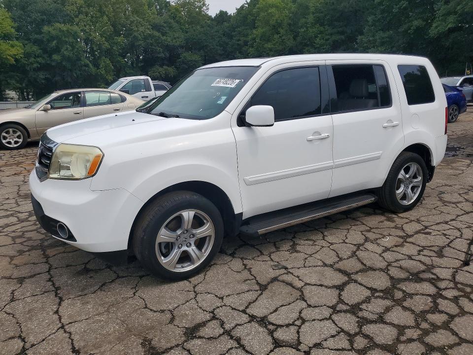 HONDA PILOT 2013 with VIN 5FNYF3H55DB030962 - Photo from auction