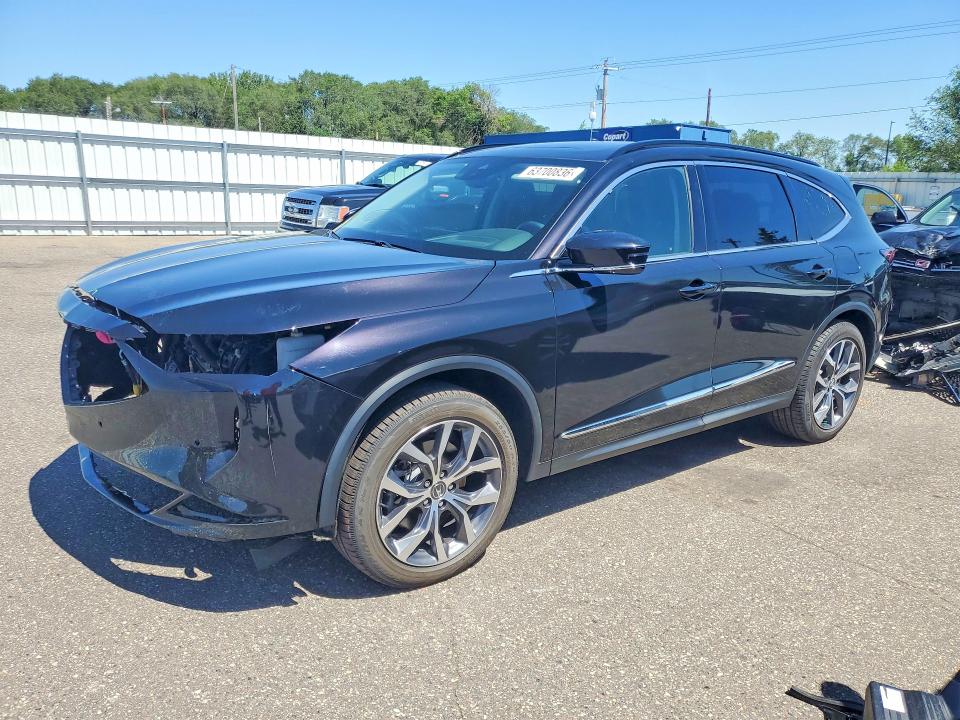 Photo 1 from auction – 2022 ACURA MDX with VIN 5J8YE1H46NL019449