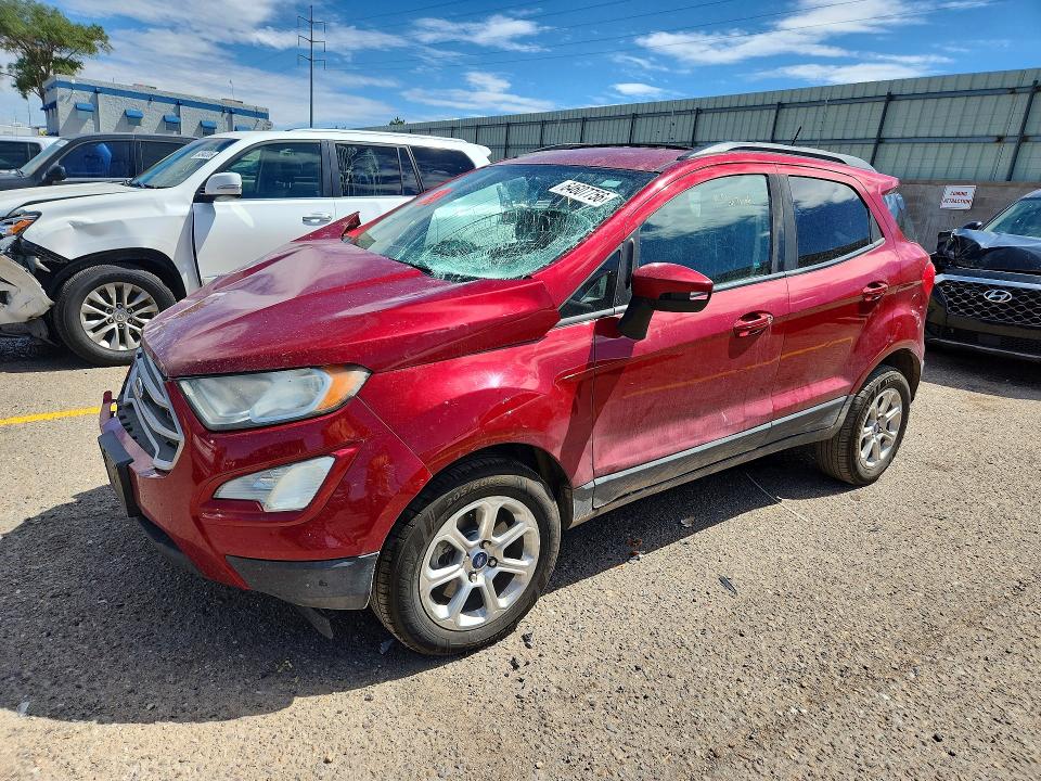 FORD ECOSPORT 2019 with VIN MAJ6S3GLXKC295508 - Photo from auction