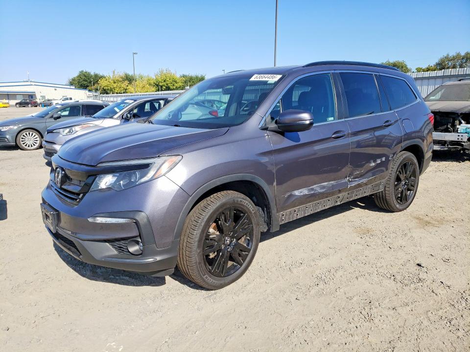 HONDA PILOT 2022 with VIN 5FNYF6H28NB048879 - Photo from auction