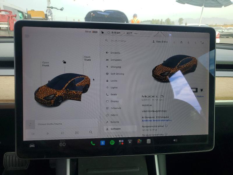 Photo 9 from auction – 2018 TESLA MODEL 3 with VIN 5YJ3E1EA0JF012593