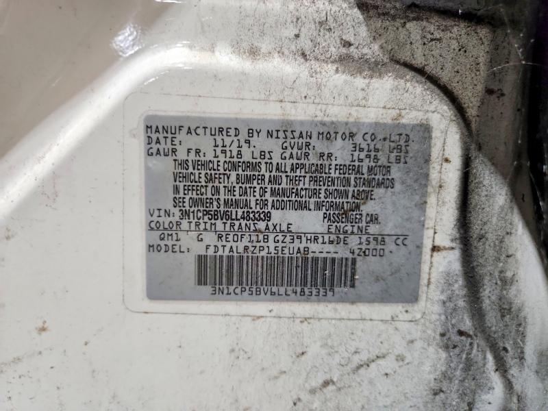 Photo 14 from auction – 2020 NISSAN KICKS with VIN 3N1CP5BV6LL483339