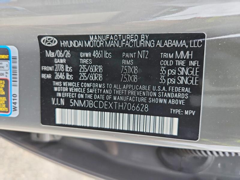 Photo 14 from auction – 2026 HYUNDAI TUCSON with VIN 5NMJBCDEXTH706628