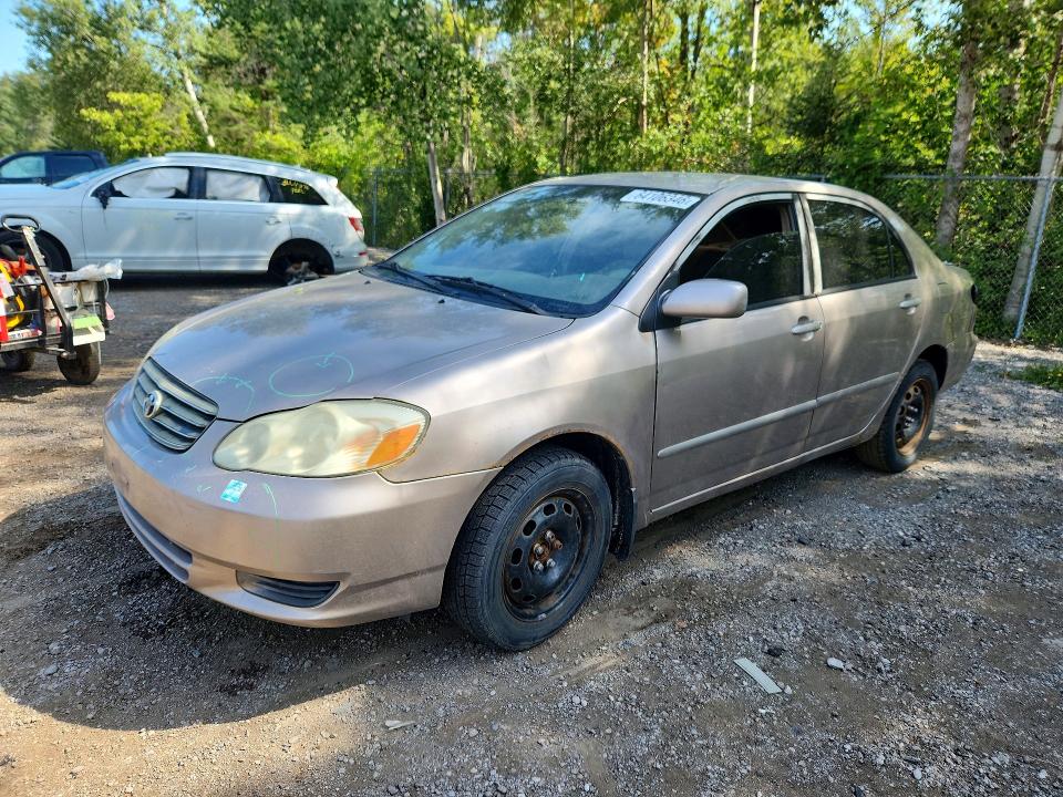 TOYOTA COROLLA 2003 with VIN 2T1BR32E43C712837 - Photo from auction
