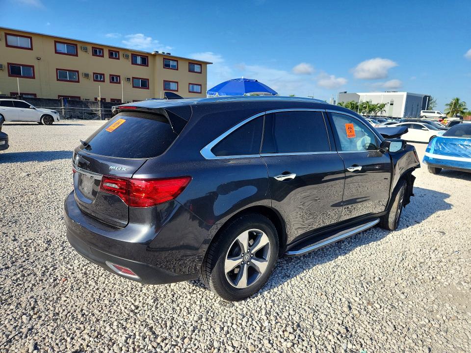 Photo 3 from auction – 2016 ACURA MDX with VIN 5FRYD3H2XGB009183