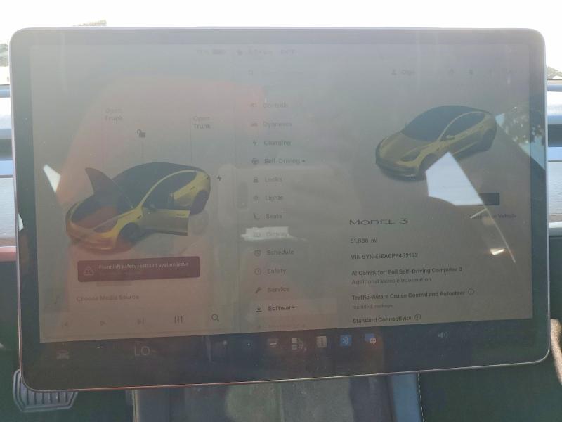 صورة رقم 9 من المزاد - 2023 TESLA MODEL 3 مع VIN 5YJ3E1EA6PF482152