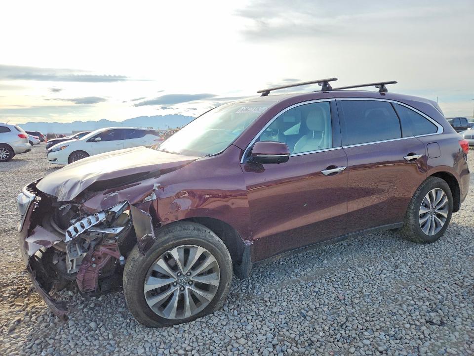 ACURA MDX 2014 with VIN 5FRYD4H42EB023390 - Photo from auction