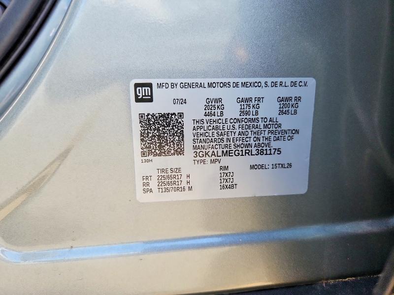 Photo 14 from auction – 2024 GMC TERRAIN with VIN 3GKALMEG1RL381175