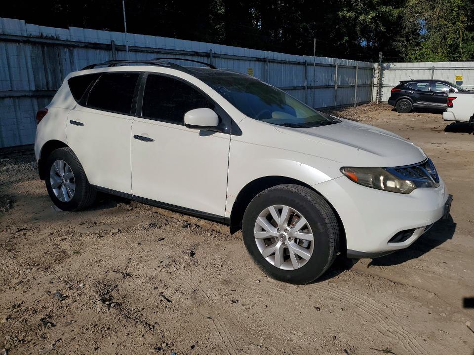Photo 4 from auction – 2012 NISSAN MURANO with VIN JN8AZ1MUXCW100755