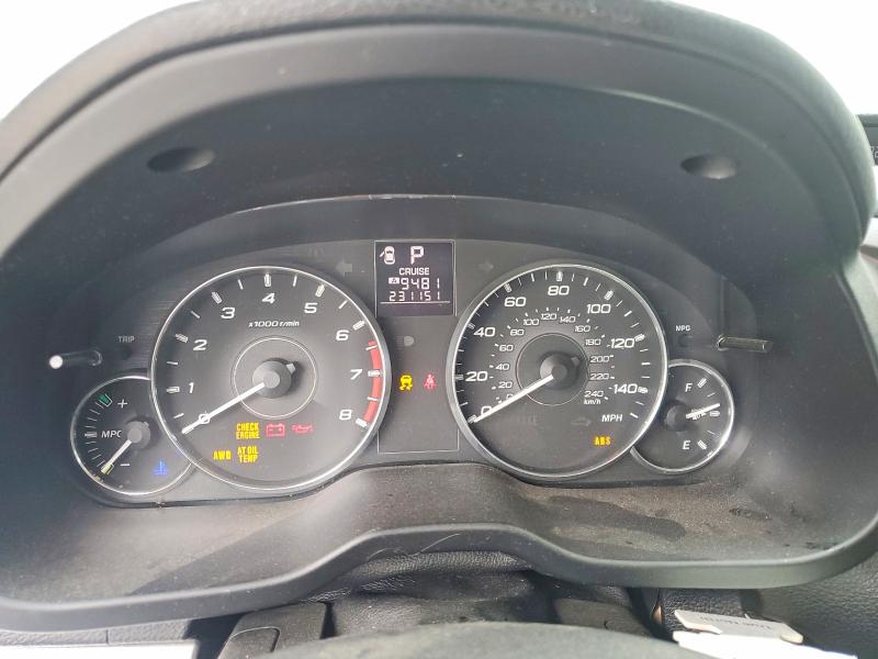 Photo 9 from auction – 2012 SUBARU LEGACY with VIN 4S3BMCC62C3025483
