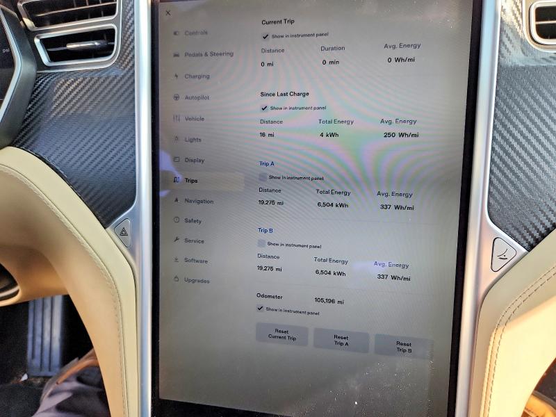 Foto 9 de la subasta – 2016 TESLA MODEL S con VIN 5YJSA1E23GF168300