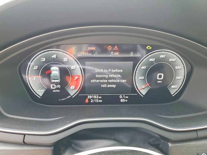 Photo 9 from auction – 2021 AUDI A4 with VIN WAUEAAF40MN015106