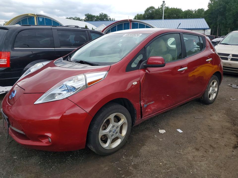NISSAN LEAF 2012 with VIN JN1AZ0CP6CT018589 - Photo from auction