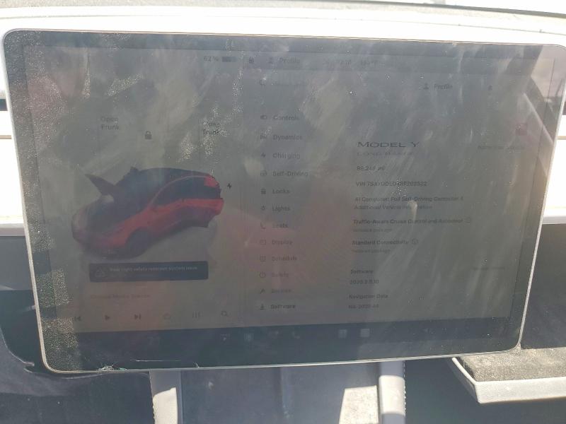 Photo 9 from auction – 2024 TESLA MODEL Y with VIN 7SAYGDED4RF202522