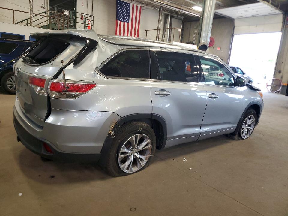 Photo 3 from auction – 2014 TOYOTA HIGHLANDER with VIN 5TDJKRFH4ES022300