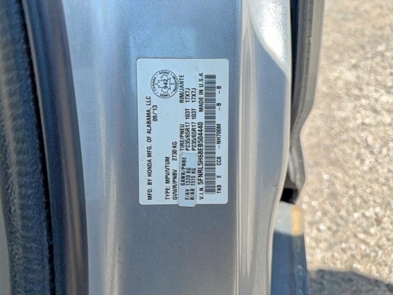 Photo 10 from auction – 2014 HONDA ODYSSEY with VIN 5FNRL5H68EB504440
