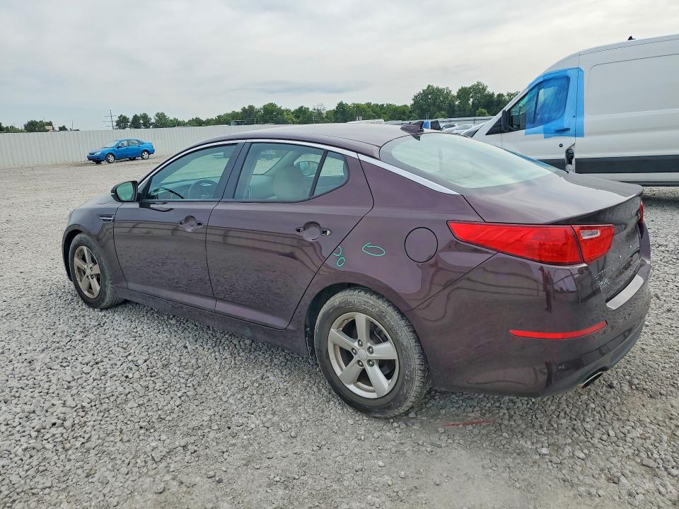 Photo 2 from auction – 2015 KIA OPTIMA with VIN 5XXGM4A76FG486908
