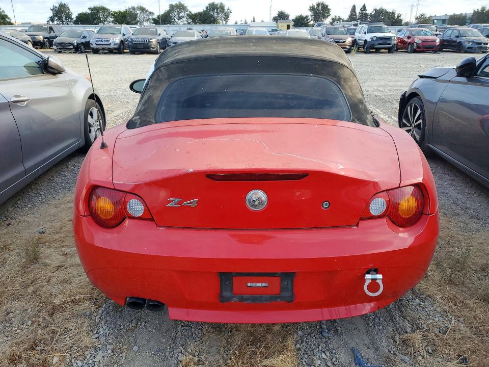 Photo 6 from auction – 2004 BMW Z4 with VIN 4USBT53424LU06291