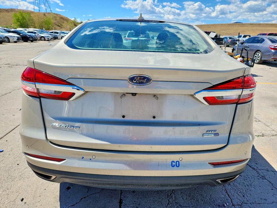 Photo 6 from auction – 2019 FORD FUSION with VIN 3FA6P0T99KR251236