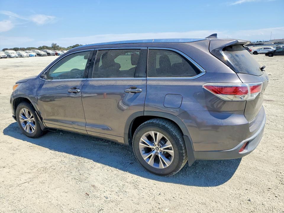 Photo 2 from auction – 2014 TOYOTA HIGHLANDER with VIN 5TDJKRFH1ES062866